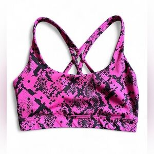 Joy Lab Women’s Pink and Black Women's Sports Bra Size Medium